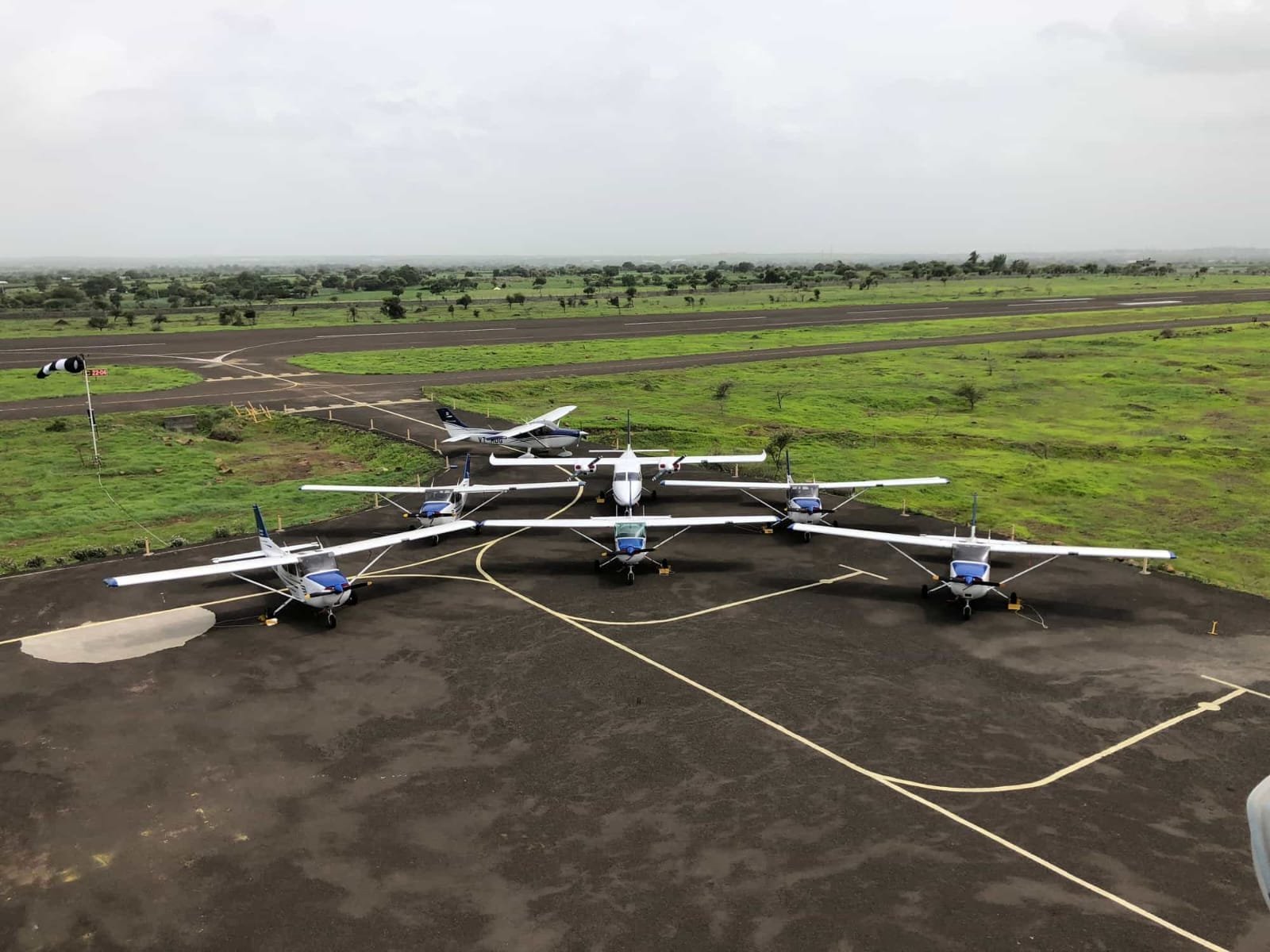 Blue Ray Aviation Resumes Flying Training Operations at Mehsana Airfield