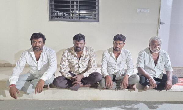 Four Arrested in Changodar Gambling Raid; ₹41,010 Cash Seized